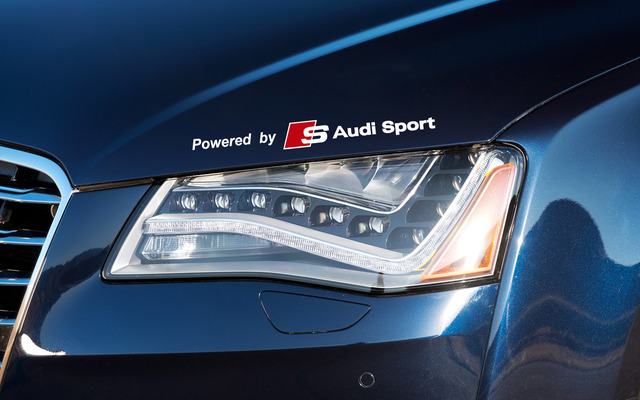 Desarrollado por Audi Sports calcomanía adhesiva A4 A5 A6 A7 S8 TT Q5 Q7 Emblema Logo