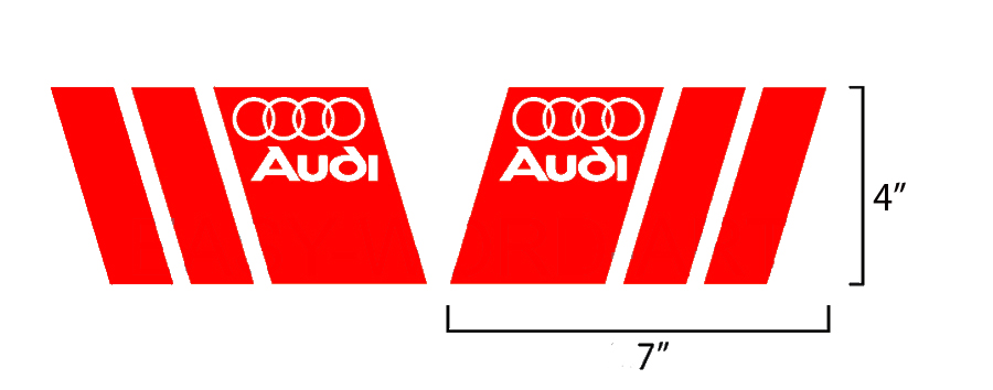 2 Audi A3 A4 A5 A6 A8 S4 S5 S6 RS4 Q3 Q5 S-Line Adhesivo adhesivo