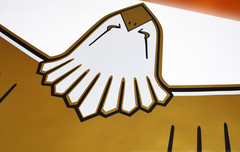 JEEP CJ7 1977-80 Kit de Pegatinas de Águila Dorada en Capó de Oro