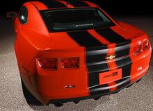2010 - 2020 Chevy Camaro Tapered Double Rally Racing Stripes Calcomanía adhesiva 2012 2011 SS V6 1
 2