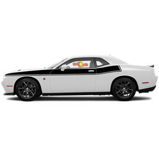 Dodge Challenger para 2015-2018 Side Stripes Pinstripe Bodyline Accent Decals Sticker gráficos
