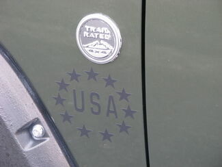 2 Jeep USA Stars Army logo CJ TJ YJ JK XJ vinilo adhesivo calcomanía