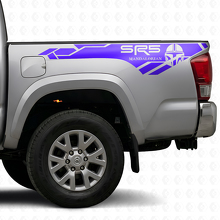 Calcomanías de vinilo laterales traseras estilo Mandaloriano SR5 para Toyota Tacoma_2