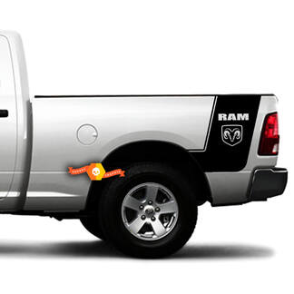DODGE RAM 1500 2500 RAM RT Laramie cama vinilo rayas camión calcomanía personalizada
