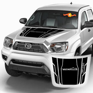 Toyota TACOMA - Mountains Hood Stripe hood calcomanía gráficos vinilo adhesivo TRD 4x4 Off Road
