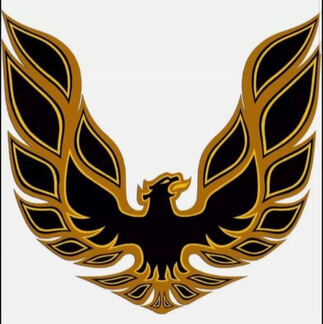 Calcomanía para capó de águila dorada de 32 x 32 pulgadas
