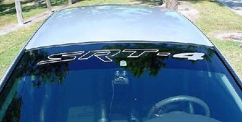 Vinilo adhesivo para parabrisas SRT-4 para Dodge Challenger