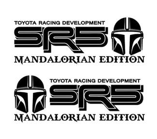 Par SR5 Mandalorian Edition Off Road Racing vinilo adhesivo para Toyota Tacoma Tundra
