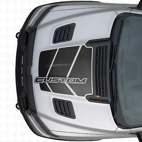 Adhesivo vinilo de gráfico personalizado de capó estroboscópico para Dodge Ram