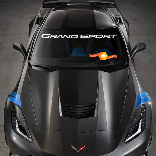 Vinilo adhesivo para parabrisas Grand Sport para Chevy Corvette