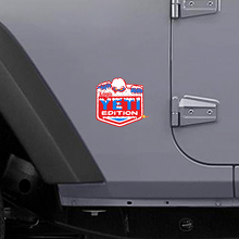 Vinilo lateral con logo personalizado Edición Yeti para Jeep Wrangler Rubicon_2