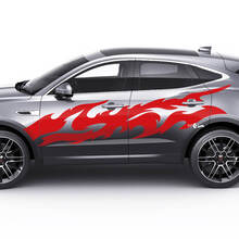 Jaguar E-Pace Side Flame Color Doors Calcomanía gráfica Logotipo adhesivo
 3