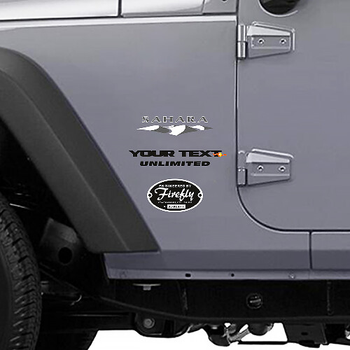 Vinilo lateral personalizado Sahara para Jeep Wrangler Unlimited