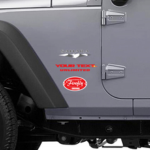 Vinilo lateral personalizado Sahara para Jeep Wrangler Unlimited_2