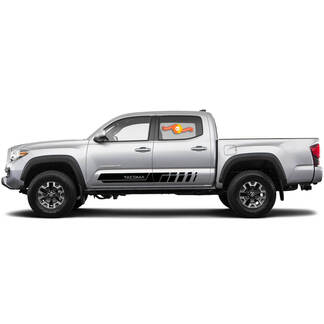 Tacoma Rocker panel 4x4 Off-Road Side Vinilo Pegatinas Calcomanía Rayas
