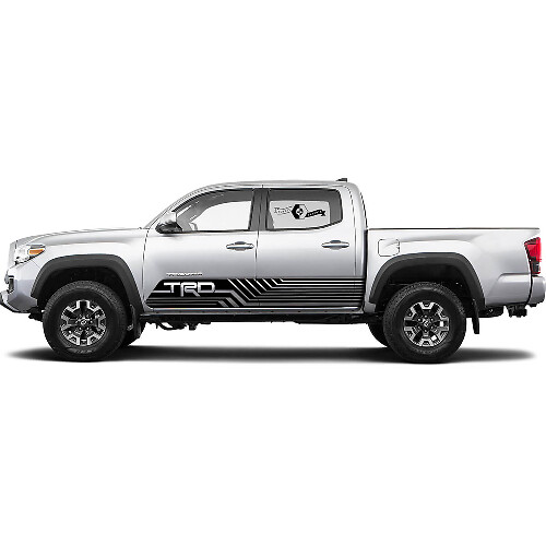 Calcomanía de vinilo TRD lateral para Toyota Tacoma Pro Sport Side Off Road.
