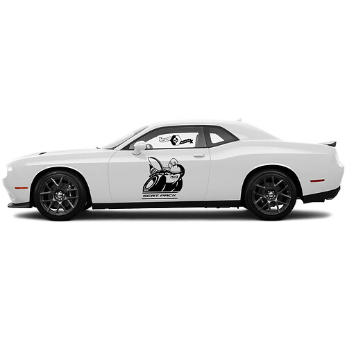 Adhesivo Vinilo Lateral Scat Pack para Dodge Charger