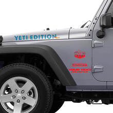 Kit de vinilos para capó y laterales edición Yeti para Jeep Wrangler_2