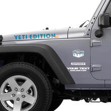 Kit de vinilos para capó y laterales edición Yeti para Jeep Wrangler_3