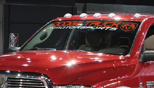 DODGE TRUCK MOTORSPORTS RAM 3500 1500 2500 Adhesivos para parabrisas
