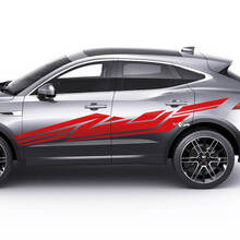 Calcomanía de estilo geométrico con gráficos de puertas laterales Jaguar E-Pace
 3