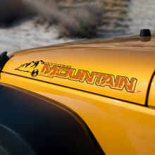 Adhesivo de vinilo personalizado para capó Mountain para Jeep Rubicon JK_2