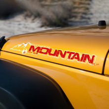 Adhesivo de vinilo personalizado para capó Mountain para Jeep Rubicon JK_3