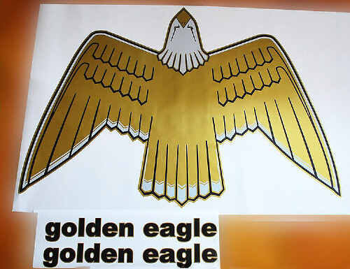 Kit de calcomanías de pájaro Golden Eagle para capó de Jeep CJ7 1977-1980