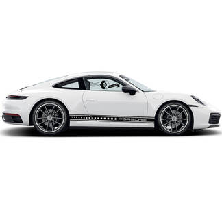 2 Porsche 911 Porsche Carrera Rocker Panel cuadrado Side Stripes Doors Kit Decal Sticker
