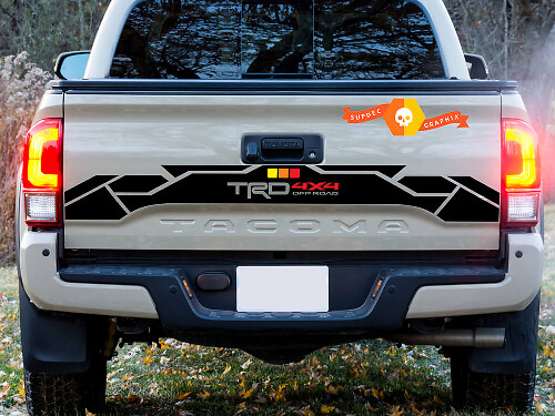 Calcomanía Vinilo para Portón Estilo TRD para Toyota Tacoma