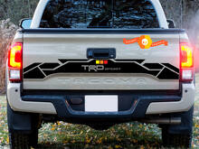 Calcomanía Vinilo para Portón Estilo TRD para Toyota Tacoma_2