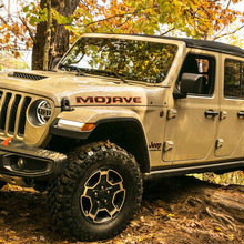 Etiquetas engomadas de los calcomanías de la campana MoJave 2x para Jeep Gladiator 2021 2