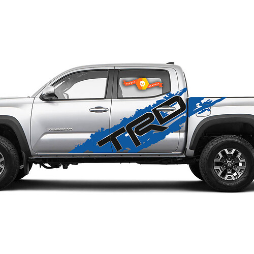 Calcomanía de Vinilo Lateral Estilo Salpicadura TRD para Toyota Tacoma 2005-2022