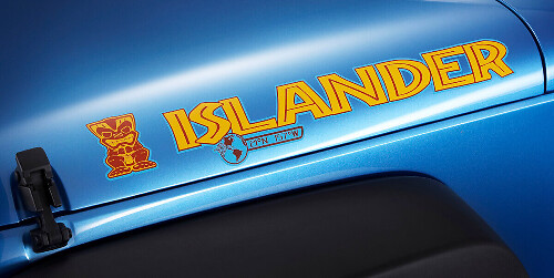 Kit de Vinilo para Capó Islander para Jeep Wrangler JK
