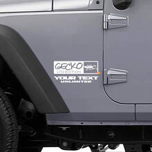 Kit de Vinilos Laterales Estilo Gecko LTD para Jeep Wrangler Rubicon_2