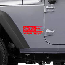 Kit de Vinilos Laterales Estilo Gecko LTD para Jeep Wrangler Rubicon_3