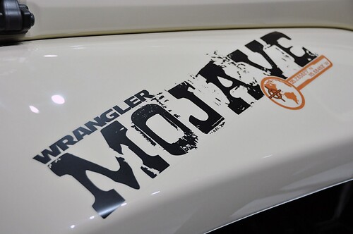 2 Mojave Jeep Wrangler Rubicon TJ YK JK Vinyl Pegaters
