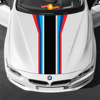 Franjas del capó central colores M Power M para BMW de todas las generaciones y modelos 2
