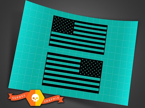 Pegatina adhesiva de vinilo universal con bandera de EE.UU. para Jeep Wrangler