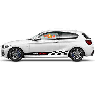 Par Vinilos Adhesivos Gráficos laterales para BMW Serie 1 2015 bmw racing line acabado
