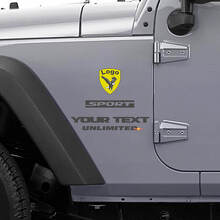 Calcomanía de vinilo para Jeep Wrangler Rubicon águila calva CJ YK JK_3
