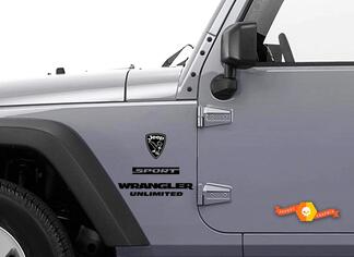 Calcomanía de vinilo para Jeep Wrangler Rubicon águila calva gris YK JK