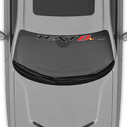 Calcomanías de vinilo para parabrisas para Dodge Challenger SRT8 SRT4 STR6