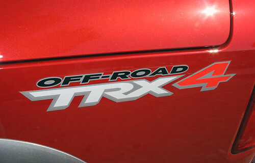 Juego de calcomanías laterales de vinilo 4x4 Off Road TRX4 para Dodge Dakota