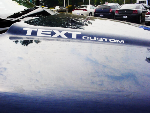 Vinilo adhesivo de texto personalizado para capó para Dodge Durango
