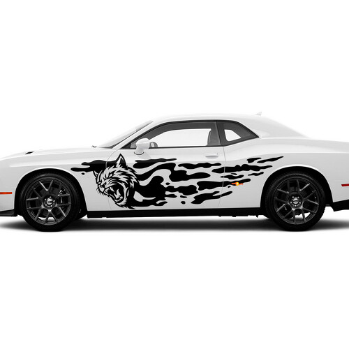 Vinilo adhesivo lateral Wildcat Mud Splash para Dodge Charger
