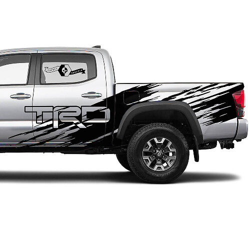 2 Puertas Laterales Grandes de Cama Tacoma TRD Salpicaduras Kit de Calcomanías de Vinilo para Toyota Tacoma
