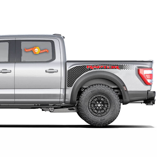 Kit de Vinilo Perforado para Lado de Caja de Camioneta Musclecar power truck 2022
