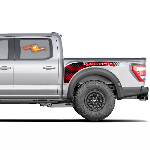 Kit de vinilo adhesivo lateral Tracery Splash para cama de camioneta Musclecar 2022