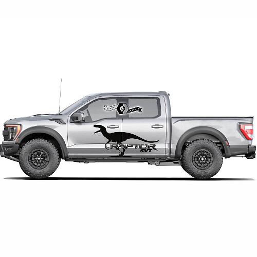 Logotipo Ford F-150 Raptor SVT 2022 Gráficos de salpicaduras de puertas laterales Calcomanías de vinilo

